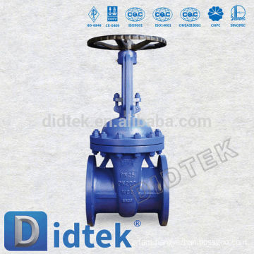 Didtek DIN WCB Flange Gate Valve With Drawing